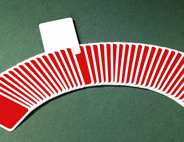 stock image Playing cards in a row