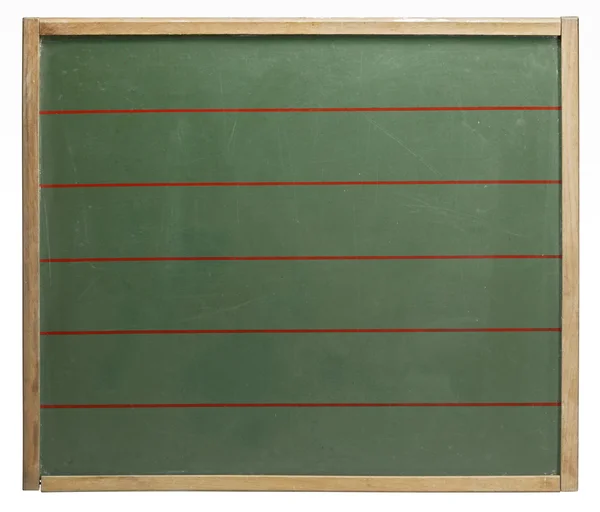 Kırmızı çizgili yazı tahtası — Stok fotoğraf