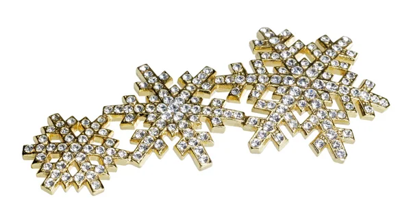 Złota biżuteria z brylantami — Zdjęcie stockowe