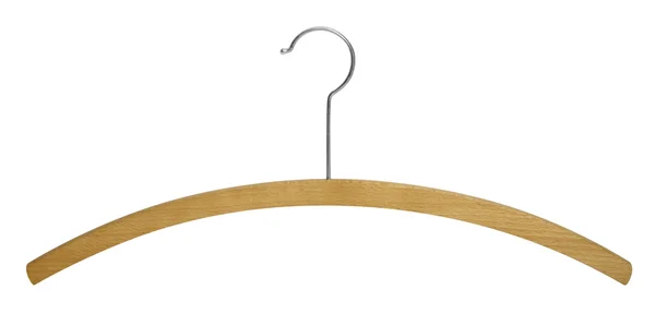 Wooden clothes hanger — Stock Photo, Image