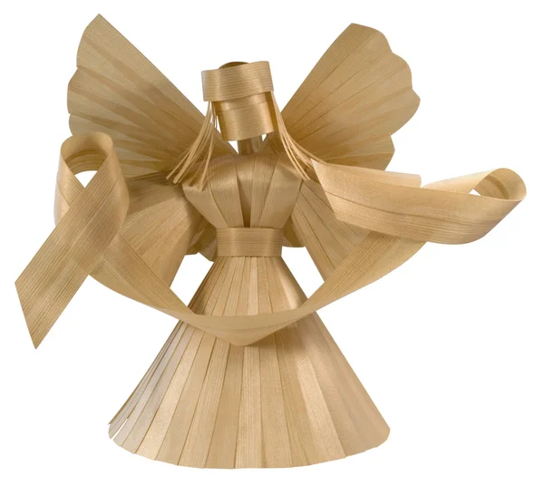 Escultura ángel de madera — Foto de Stock
