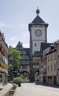 Freiburg im Breisgau in sunny ambiance clipart