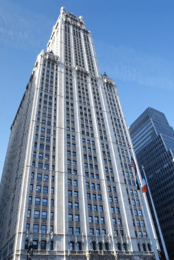 Dynamic skyscraper in New York clipart