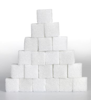 Lump sugar pyramid clipart