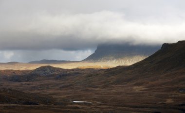 Surreal scottish scenery clipart