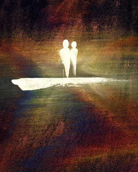 stock image Painted couple