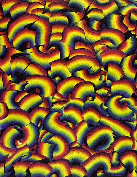 Multicolored primed line pattern — Stock Photo, Image