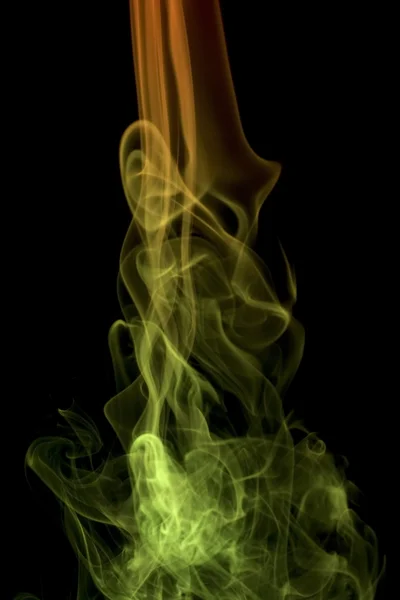 Detalhe de fumaça multicolorido — Fotografia de Stock