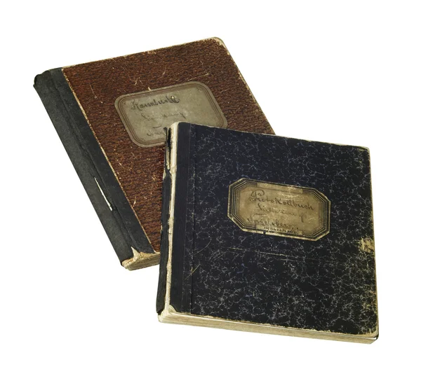 Staré ručně psané knihy — Stock fotografie