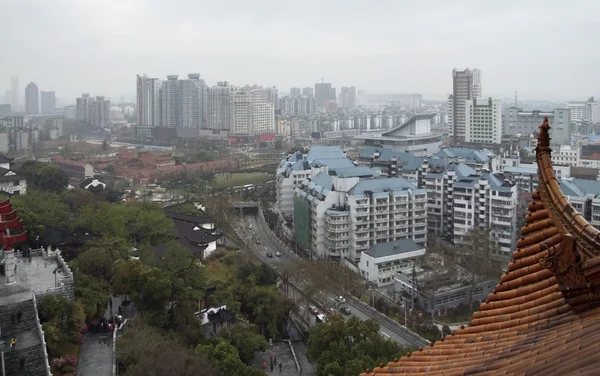 Pohled na město Wuhan — Stock fotografie