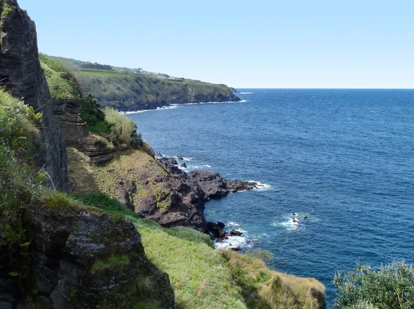 Paisagem costeira dos Açores — Fotografia de Stock