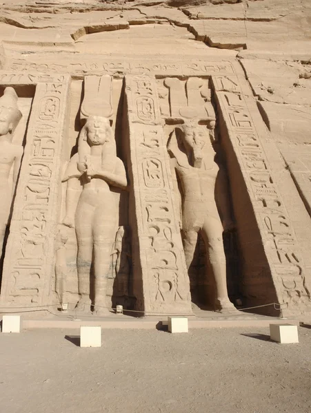 在埃及阿布辛贝勒神庙 — 图库照片