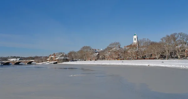 stock image Cambridge scenery at winter time