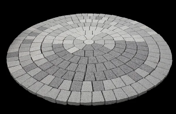 Okrągły kamień mozaiki — Zdjęcie stockowe