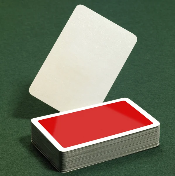 玩纸牌的堆栈 — 图库照片