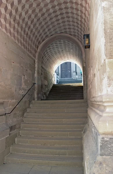 Лестница в Комбурге — стоковое фото