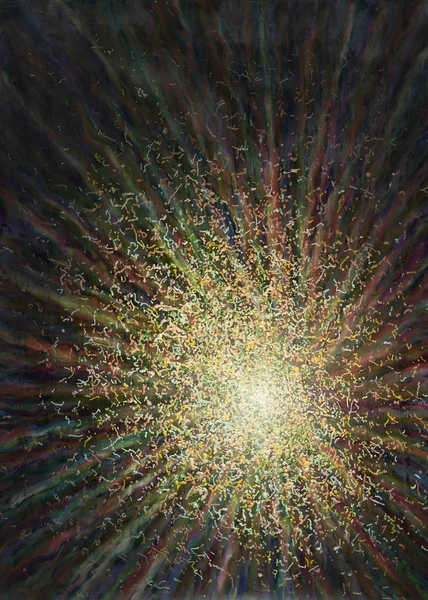 Explosión colorida abstracta — Foto de Stock