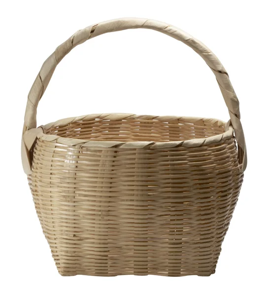 Light brown basket — Stock Photo, Image