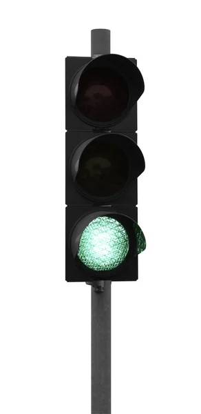 绿色交通灯 — 图库照片