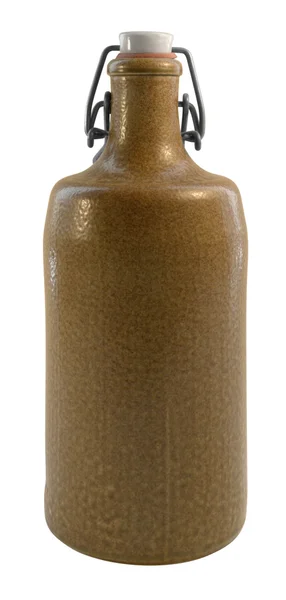 Бутылка из-под камня с закрытием — стоковое фото