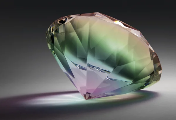 무지개 착 색 한 다이아몬드 — 스톡 사진