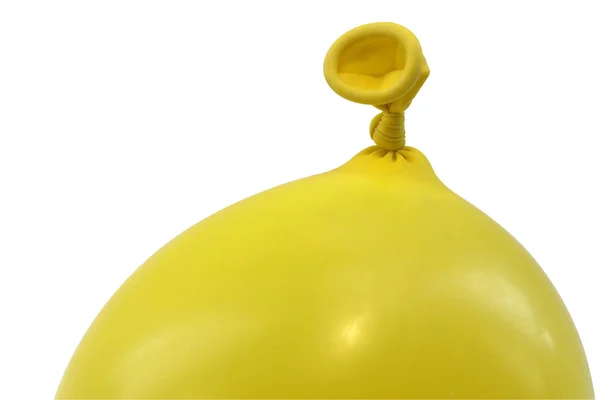 Gele ballon rechtop — Stockfoto