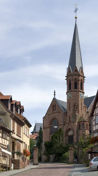 Kyrkan i miltenberg — Stockfoto