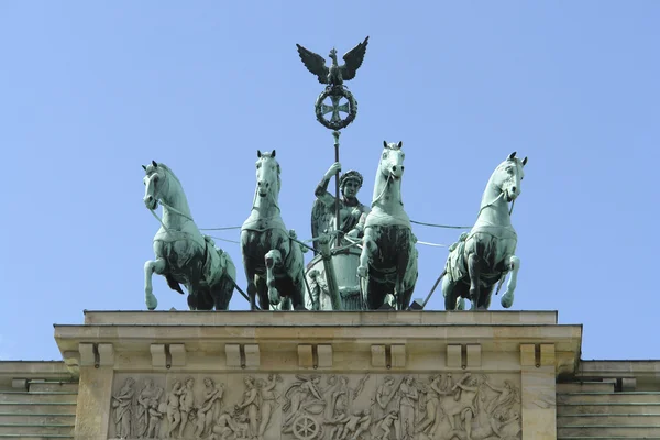 Квадрига на Brandenburger Tor — стокове фото