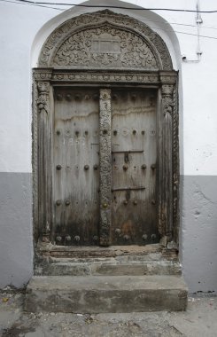 Door in Zanzibar clipart