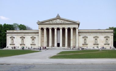 Glyptothek in Munich at summer time clipart