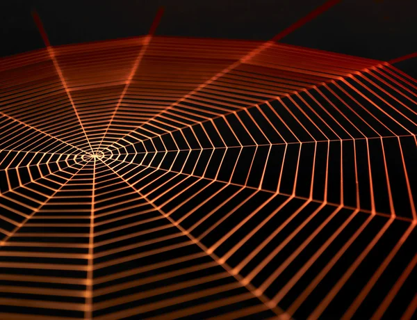 Målade spiderweb — Stockfoto