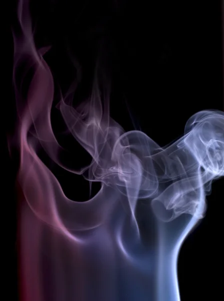 Detalhe colorido da fumaça — Fotografia de Stock