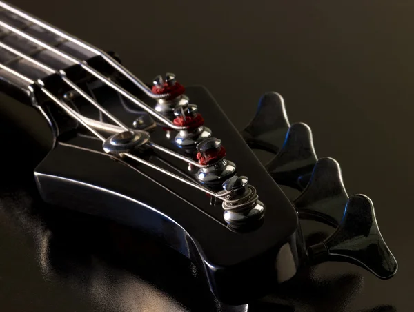 Gitara basowa detal — Zdjęcie stockowe
