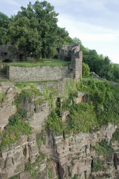 Havadan görünümü wertheim castle çevresinde — Stok fotoğraf