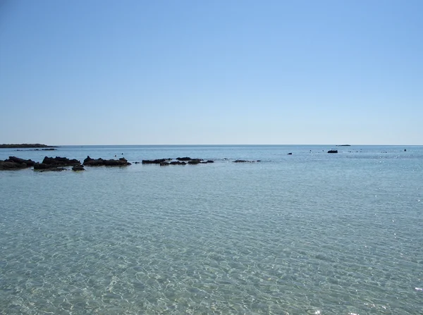 クレタ島の elafonsi 湾 — ストック写真