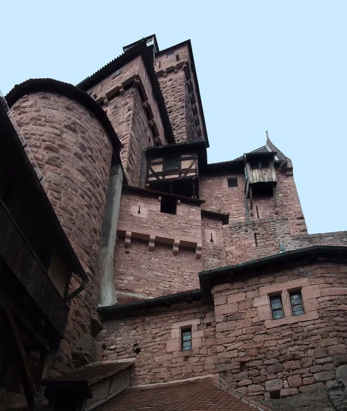 Haut-koenigsbourg slott på alsace — Stockfoto