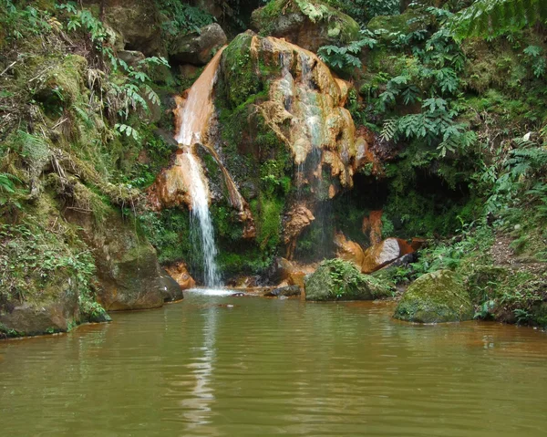 Waterfall at Sao Miguel Island — Stock Photo, Image