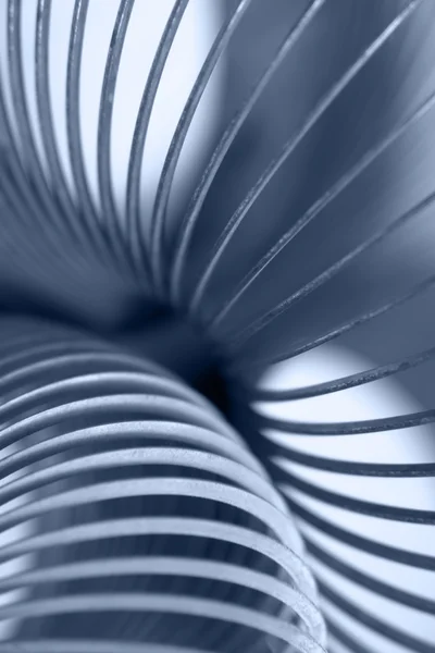 Металлическая спиральная абстракция — стоковое фото