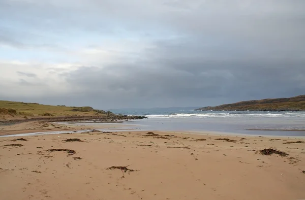 Ερημική παραλία τοπίο στη Σκωτία — Φωτογραφία Αρχείου