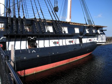 USS Constitution detail clipart