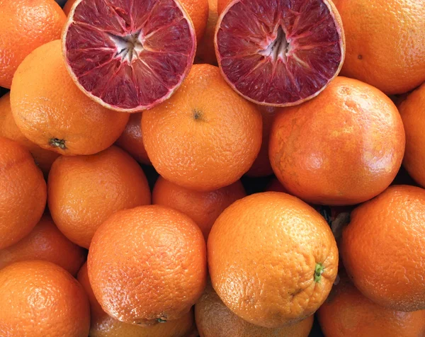 Sfondo arancione sangue — Foto Stock