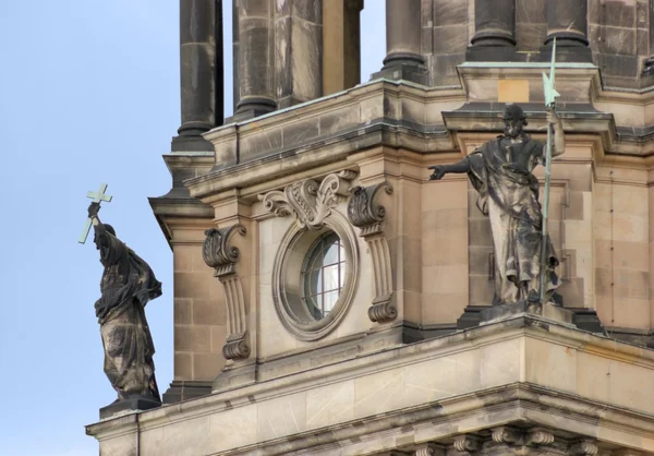 Berlin cathedral, Taş heykeller — Stok fotoğraf