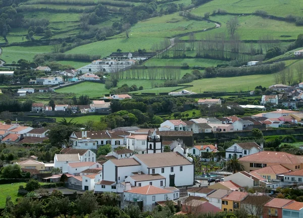 Siedlung auf den Azoren — Stockfoto