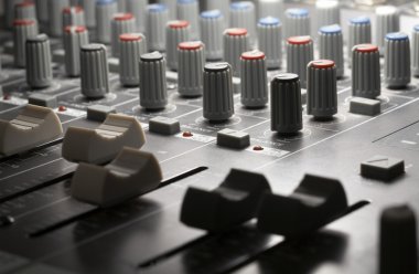 Studio mixer detail clipart