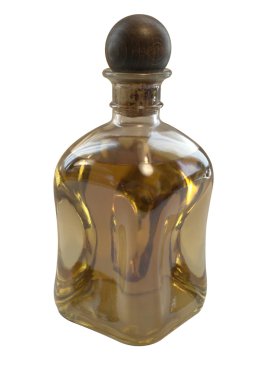 Isolated liqueur bottle clipart