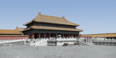 Forbidden City in Beijing clipart