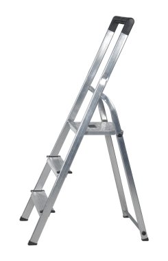 Small metallic ladder clipart