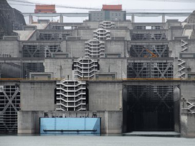 Three Gorges Dam detail clipart