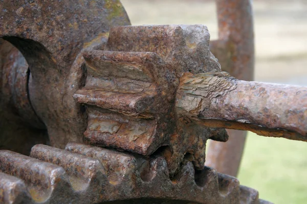 녹슨 기어 바퀴 — 스톡 사진