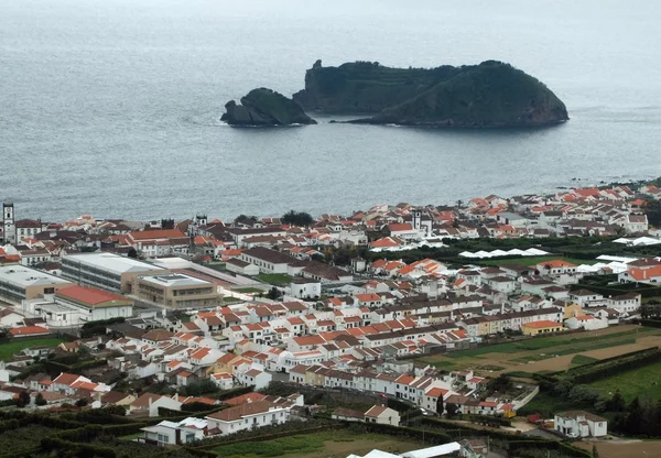 Estabelecimento costeiro nos Açores — Fotografia de Stock